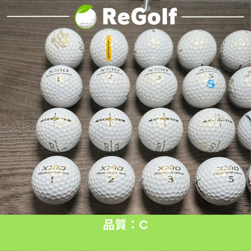【中古】 【送料無料】 ロストボール XXIO ゼクシオ リバウンドドライブ プレミアムホワイト 20球 Cランク リゴルフ